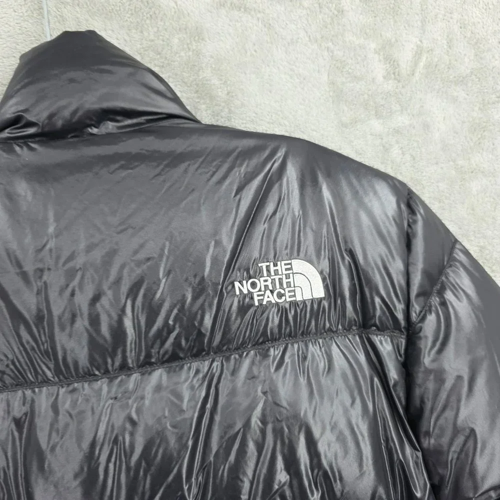 The North Face Nanuk Parka Mens Goose Down Puffer Jacket 600 Fill Shiny Black